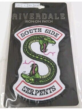 Riverdale Patch South Side Serpents Embroidered Iron On 3.25" X 5" Sealed NEW